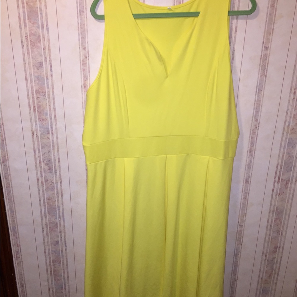 Hi low Yellow Dress